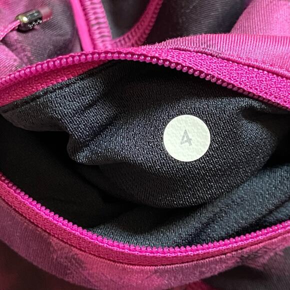 Lululemon Pace Rival Crop Blooming Pixie Raspberry Women's Size 4 - Picture 8 of 10